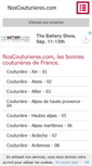 Mobile Screenshot of noscouturieres.com