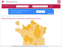 Tablet Screenshot of noscouturieres.com